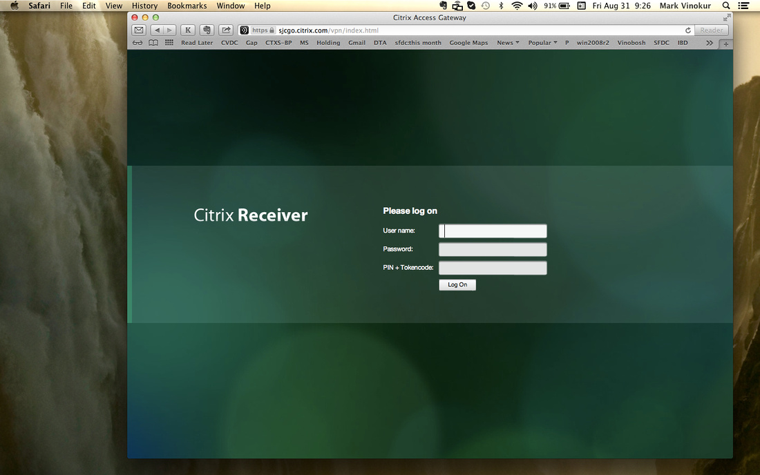 Citrix receiver install for mac