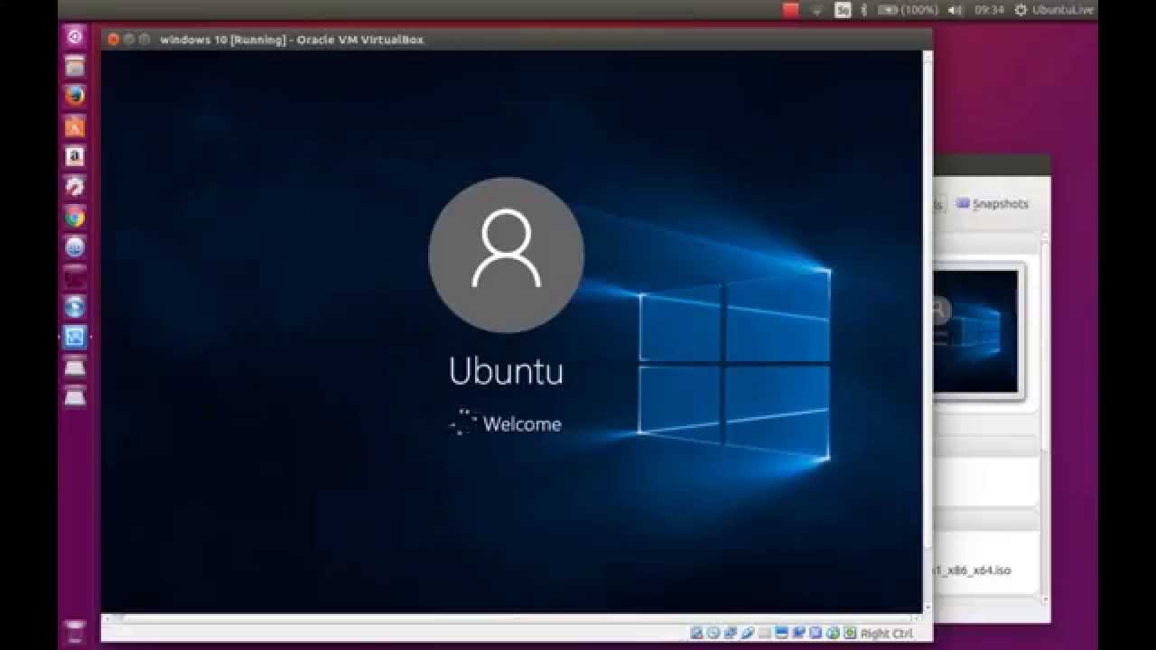 install windows 10 on virtualbox